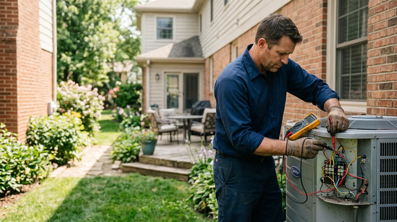 HVAC technician working near Rocky Mount, MO